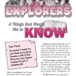 Lesson 10 - 4 Things God Wants Me to Know