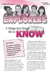 Lesson 10 - 4 Things God Wants Me to Know