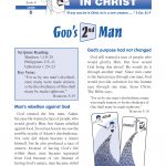 Lessons 6 & 7 - God's 2nd Man - The New Birth