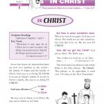 Lessons 8 & 9 - In Christ - A New Relationship