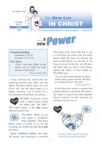 Lessons 12 & 13 - A New Power - Love Not the World