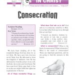 Lessons 16 & 17 - Consecration - One Body in Christ