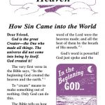 Lessons 3 & 4 - How Sin Came into the World - The Savior Sent From God