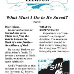 Lessons 7 & 8 - What Must I Do to be Saved? (Part 1) - What Must I Do to be Saved? (Part 2)