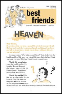 Lesson 1 - Heaven