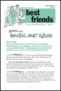 Lesson 8 - Jesus is My Special Best Friend