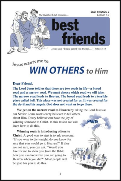 Lesson 12 - Jesus wants me to Win Others to Him