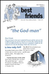 Lesson 2 - Jesus is "the God-man