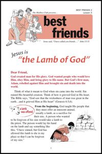 Lesson 3 - Jesus is "the Lamb of God