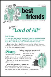 Lesson 4 - Jesus is "Lord of All