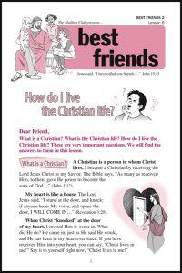 Lesson 6 - How do I live the Christian Life?