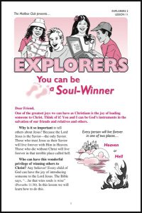 Lesson 11 - You Can Be a Soul-Winner