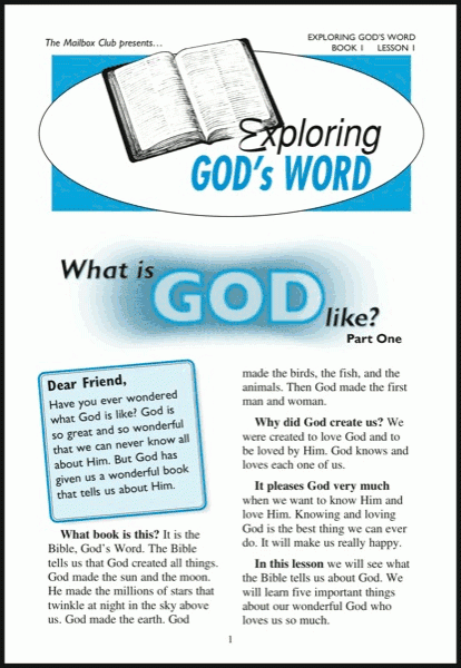 Full Set - Exploring God's Word Course 1