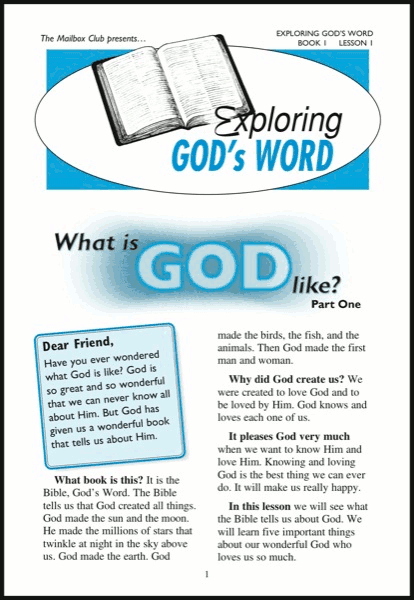 Full Set - Exploring God's Word Course 1