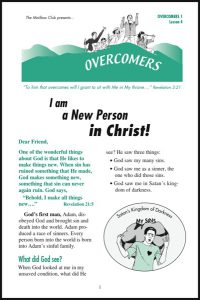 Lesson 4 - I am a New Person in Christ!
