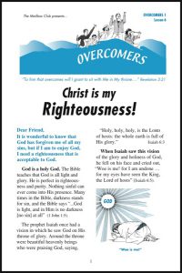 Lesson 6 - Christ is My Righteousness!