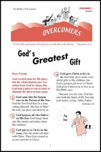 Lesson 7 - God's Greatest Gift