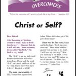 Lesson 9 - Christ or Self?
