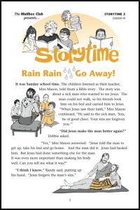 Lesson 6 - Rain, Rain Go Away!