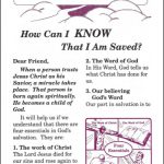 Lessons 11 & 12 - How Can I KNOW That I am Saved? - The Way of Victory