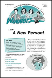 Lessons 3 & 4 - I am a New Person! - Christ is My Righteousness