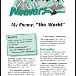 Lessons 11 & 12 - My Enemy- "the World" - My Enemy-"the Flesh