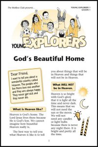 Lesson 1 - God's Beautiful Home