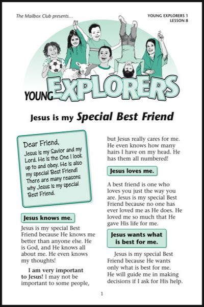 Lesson 8 - Jesus is my Special Best Friend